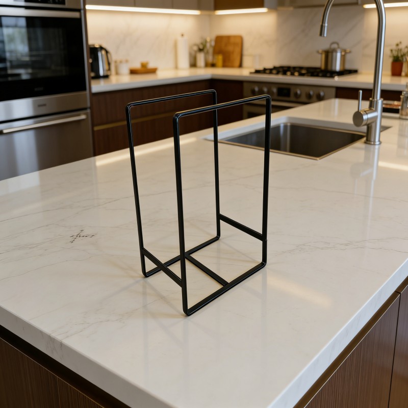 Cabinet Dish Storage Rack with Dividers — thumbnail 9