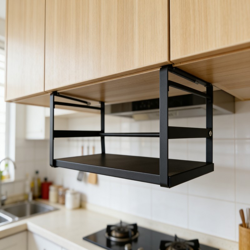 Under-Cabinet Pull-Down Storage Basket — thumbnail 3