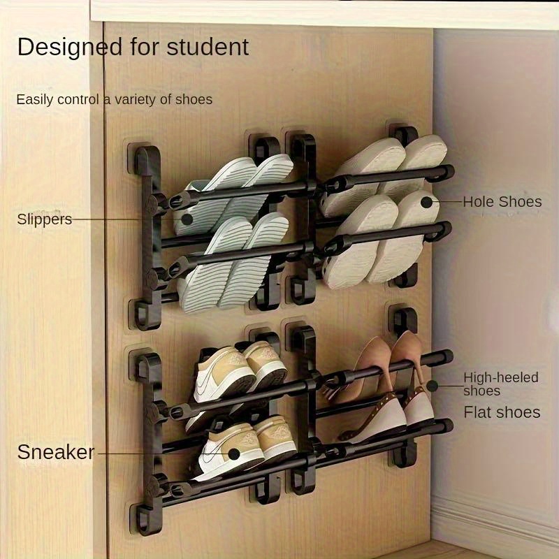 Wall-Mounted Folding Shoe Rack — thumbnail 4