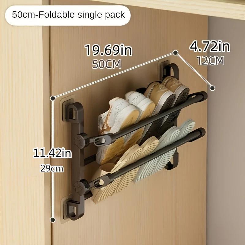 Wall-Mounted Folding Shoe Rack — thumbnail 5