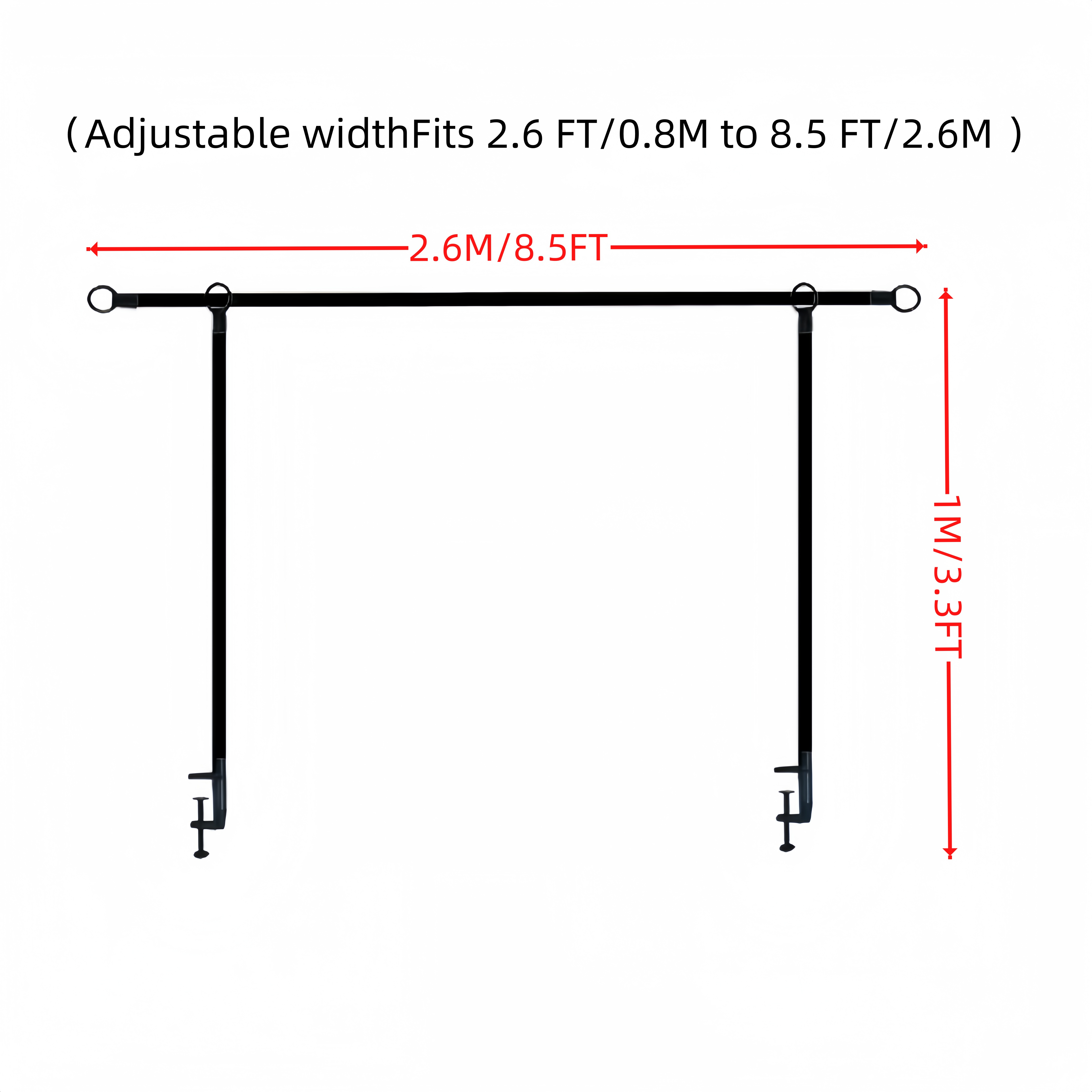 Adjustable Curtain Rod Support System — thumbnail 13