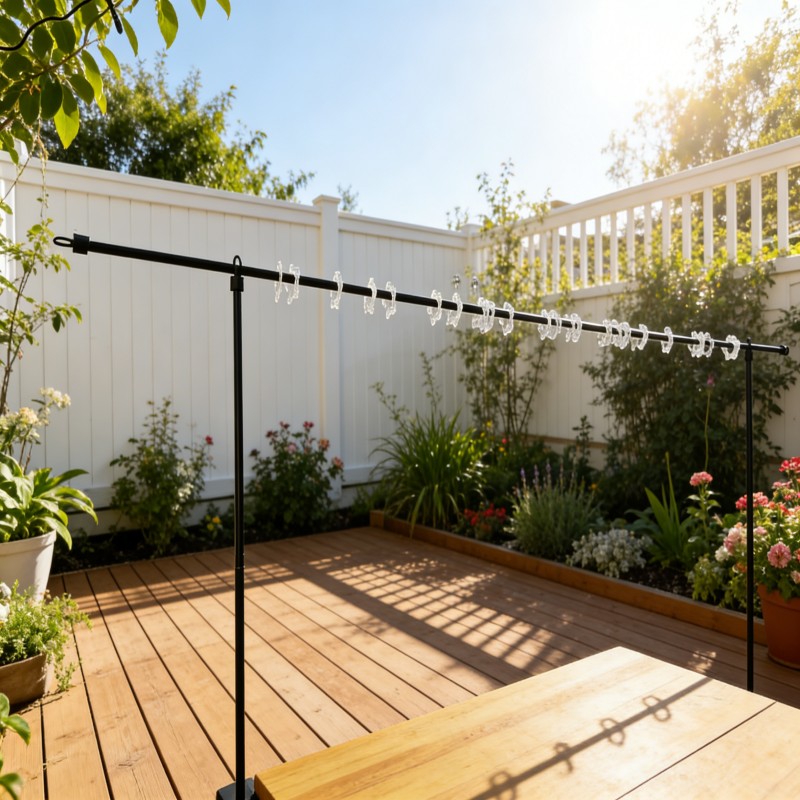 Adjustable Curtain Rod Support System — thumbnail 9