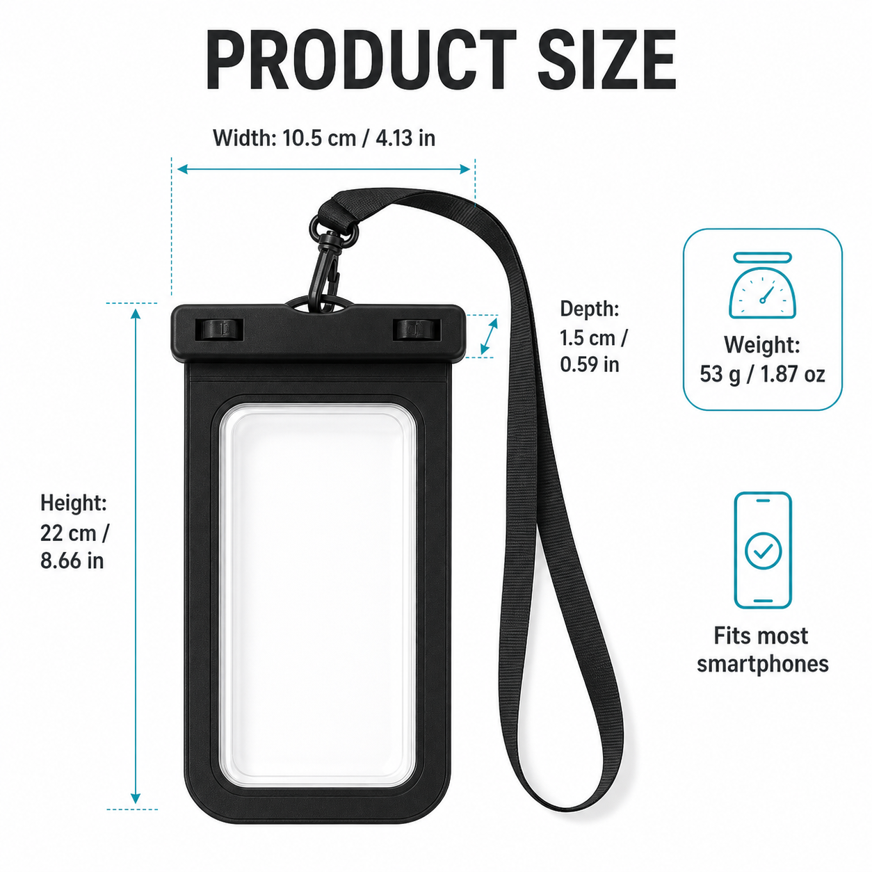 Waterproof Phone Pouch for Beach and Pool — thumbnail 8