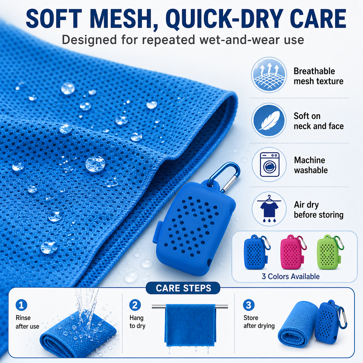 Cooling Sports Towel with Carry Case — thumbnail 5