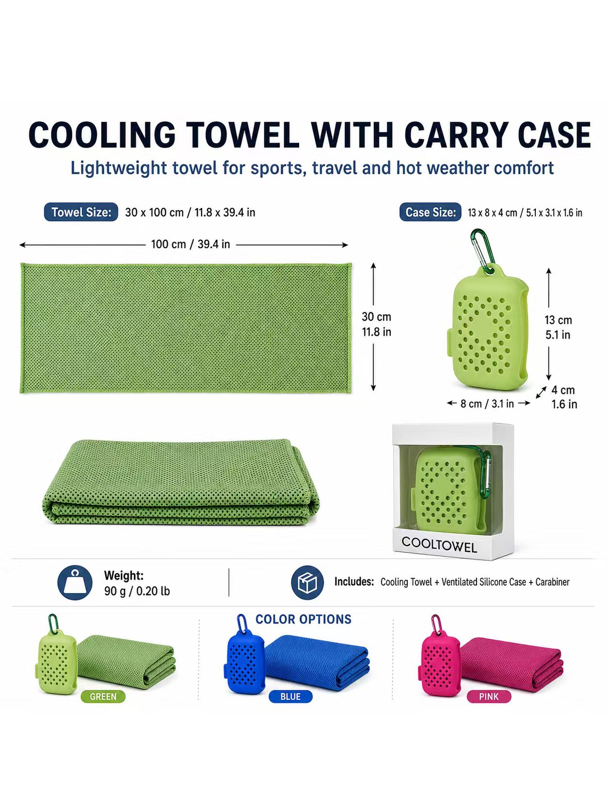 Cooling Sports Towel with Carry Case — thumbnail 16