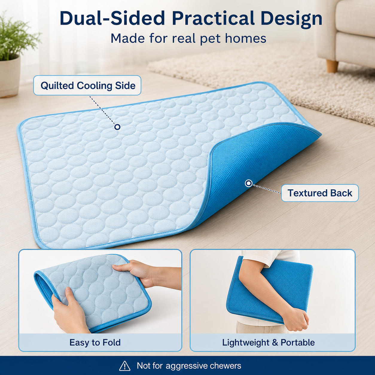 Quilted Pet Cooling Mat — thumbnail 5