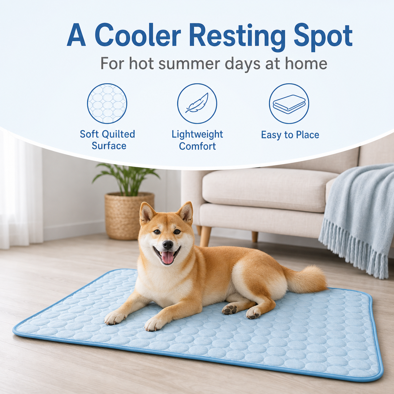 Quilted Pet Cooling Mat — thumbnail 3