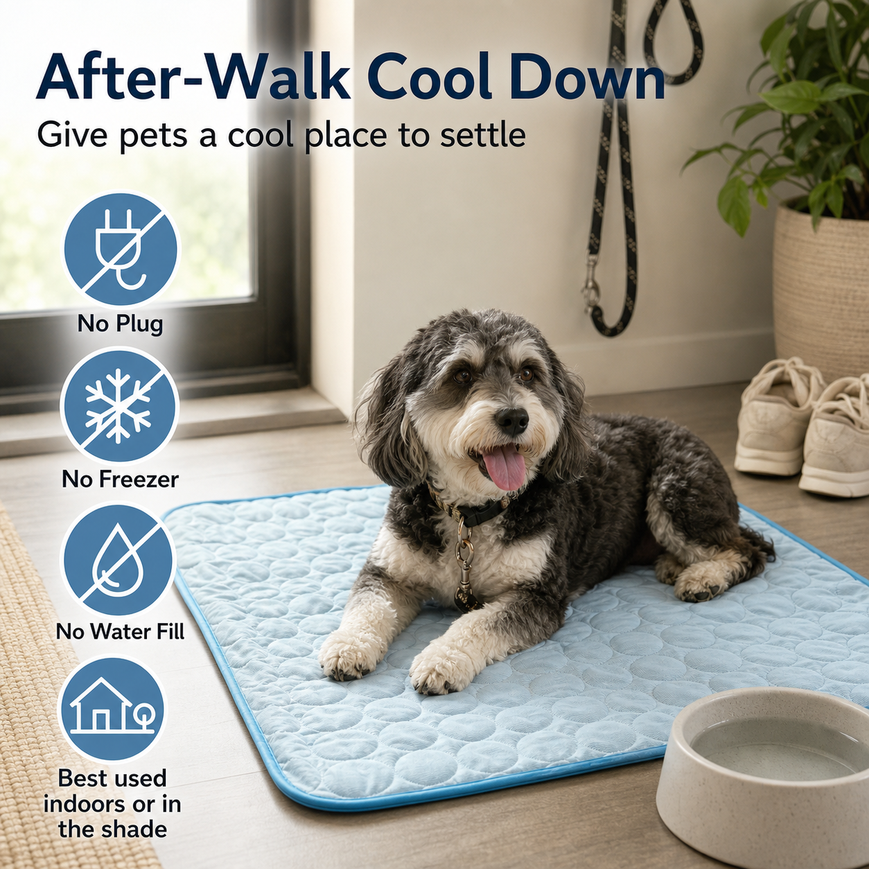 Quilted Pet Cooling Mat