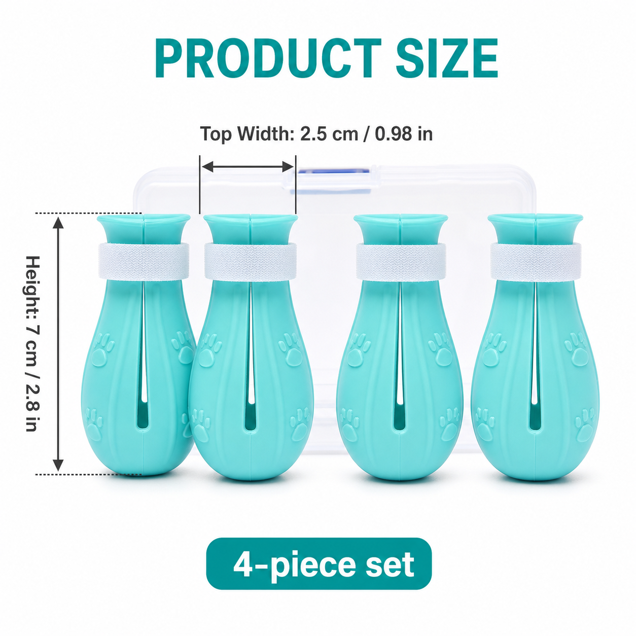 Adjustable Silicone Cat Bathing Paw Covers — thumbnail 8