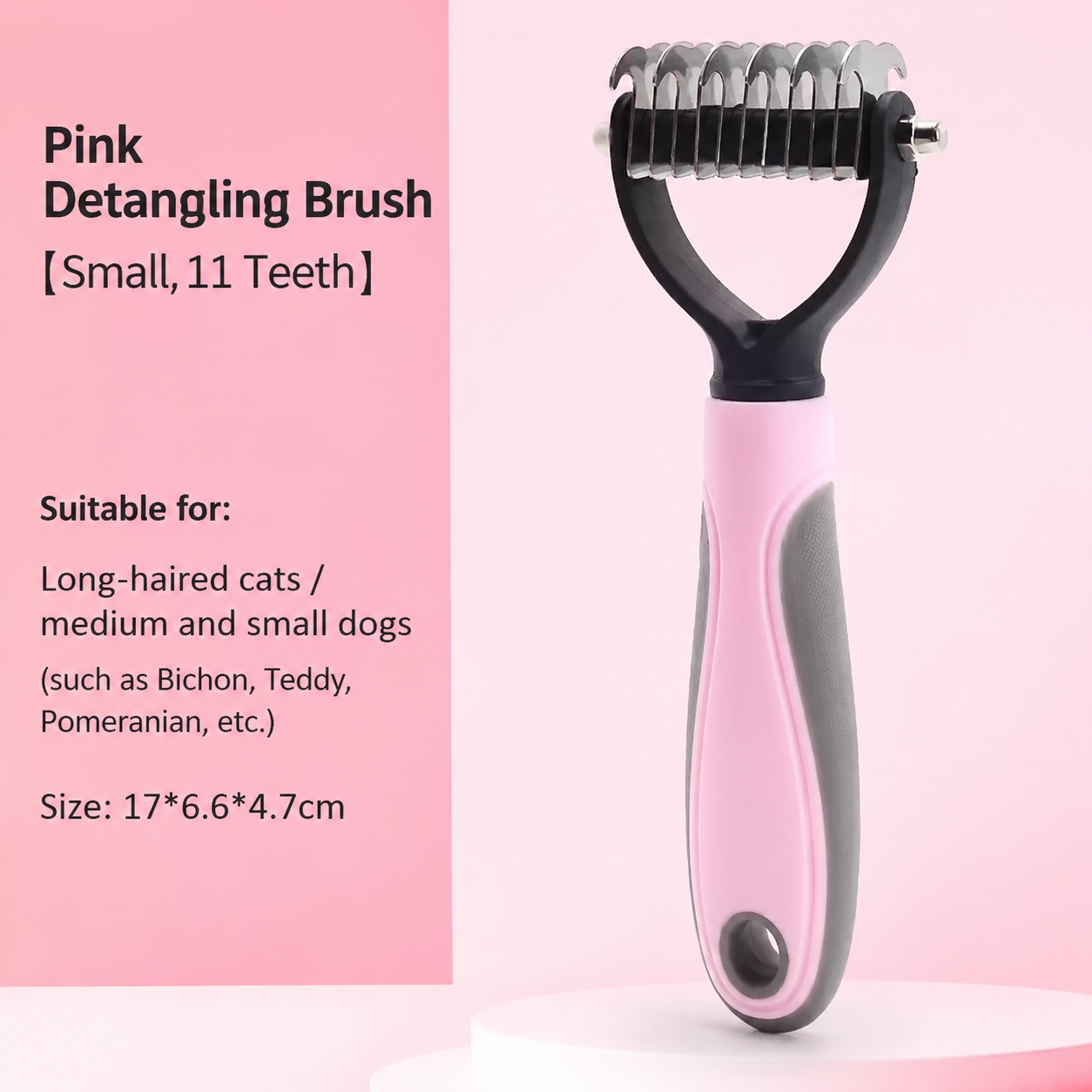 Double-Sided Pet Grooming and Dematting Comb — thumbnail 8