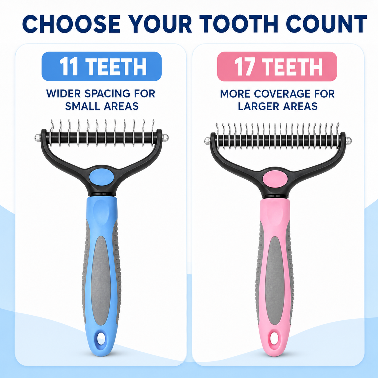 Double-Sided Pet Grooming and Dematting Comb — image 1