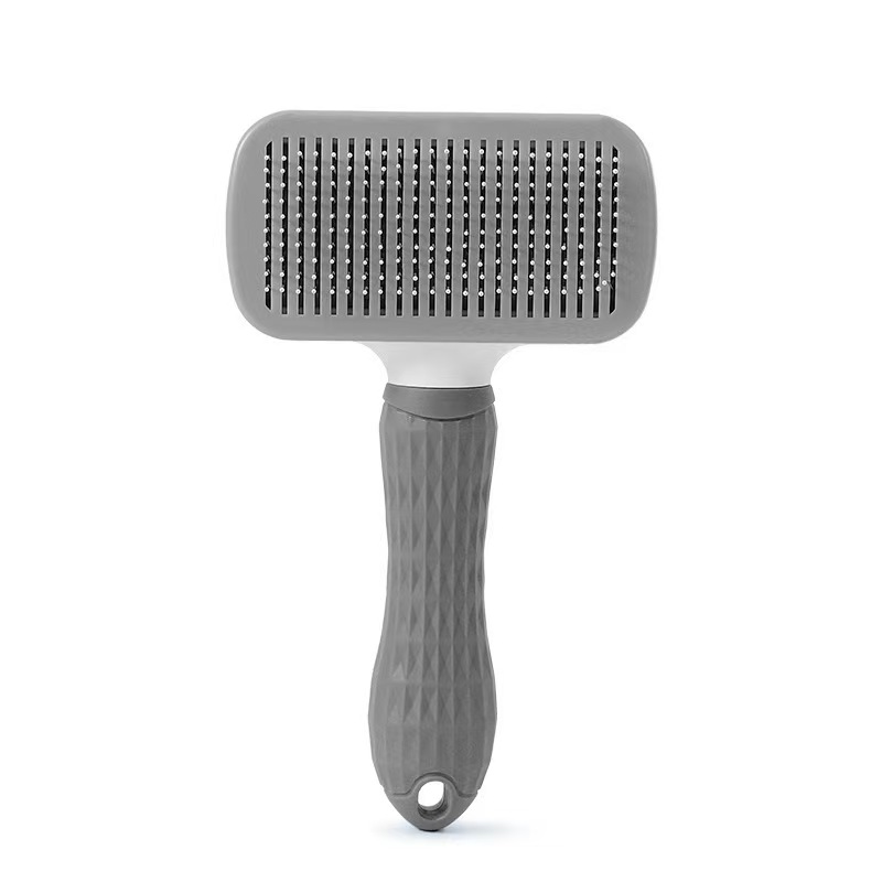 Pet Slicker Brush with One-Button Hair Release — thumbnail 7