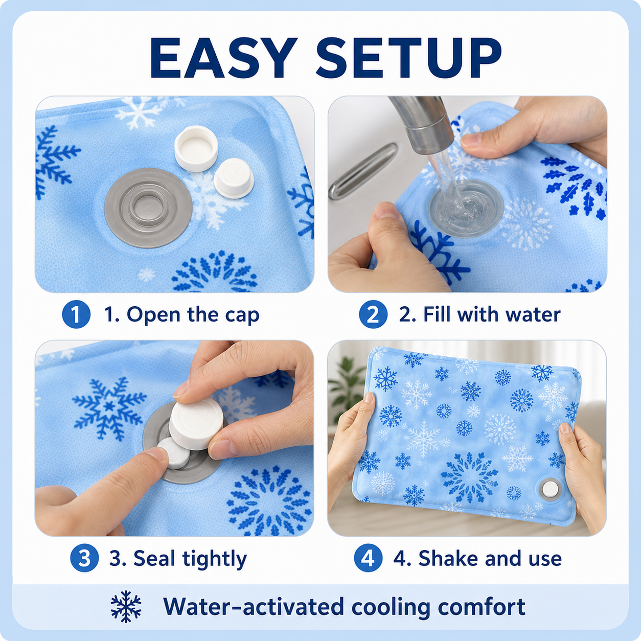 Foldable Water-Fill Pet Cooling Mat — thumbnail 3