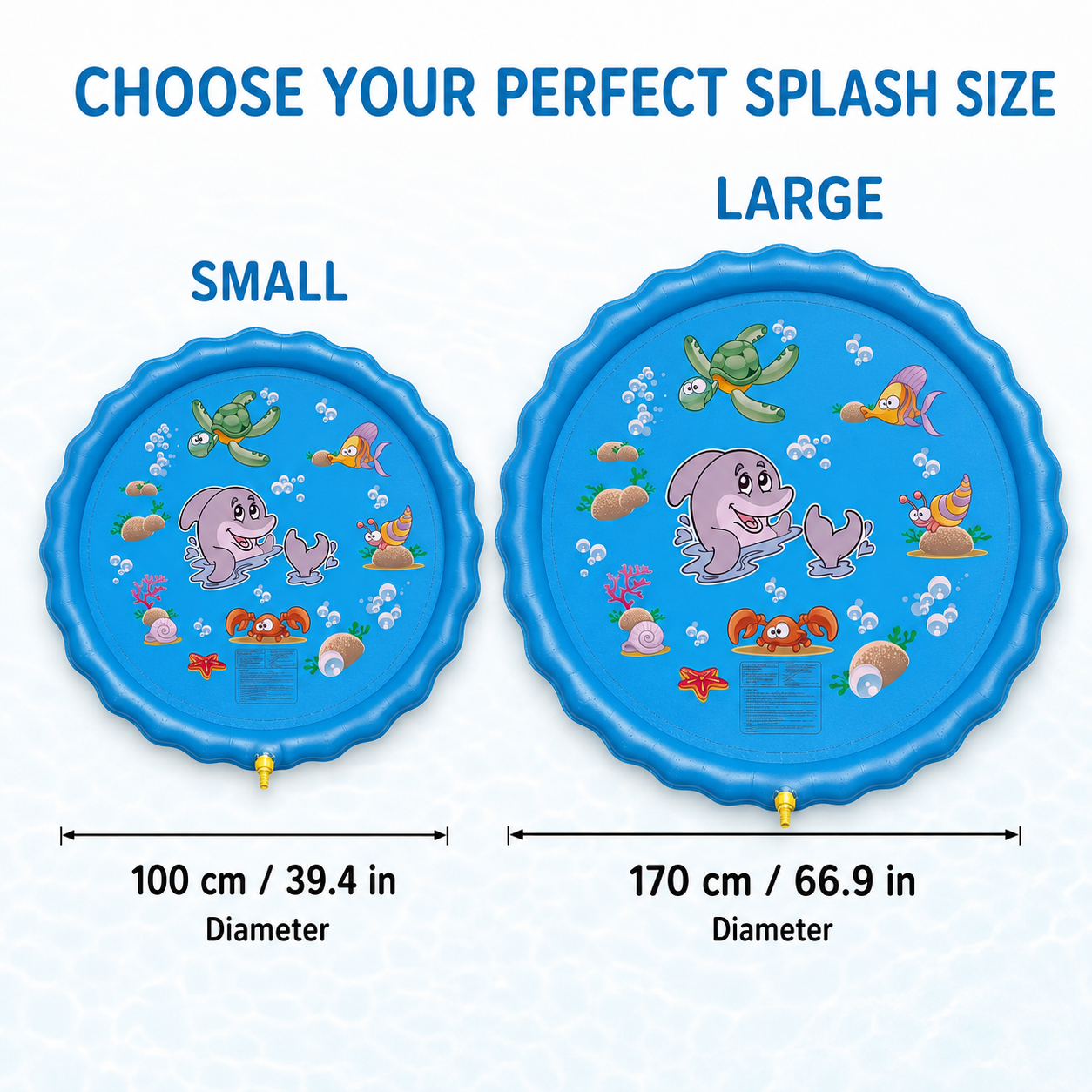 Outdoor Dog Splash Pad with Adjustable Spray — thumbnail 5
