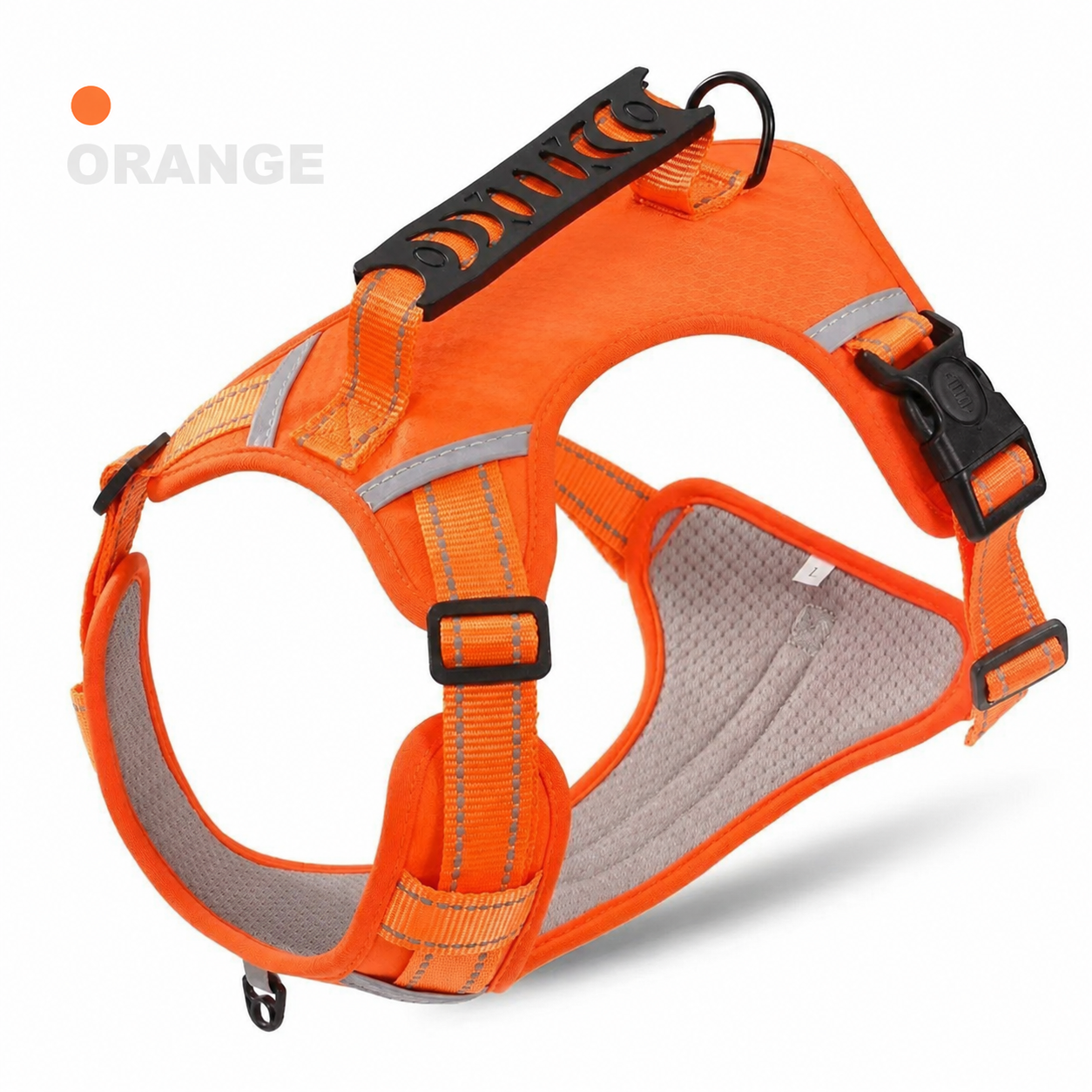 Padded Dog Harness with Dual Leash Attachment Points — thumbnail 5