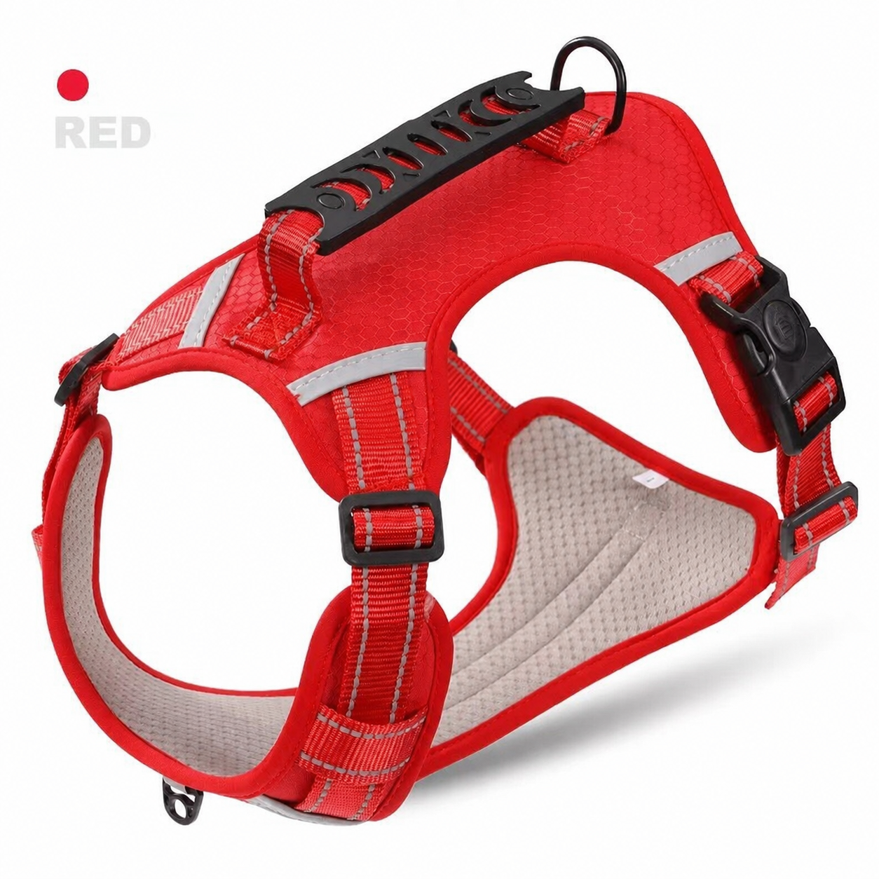 Padded Dog Harness with Dual Leash Attachment Points — thumbnail 9
