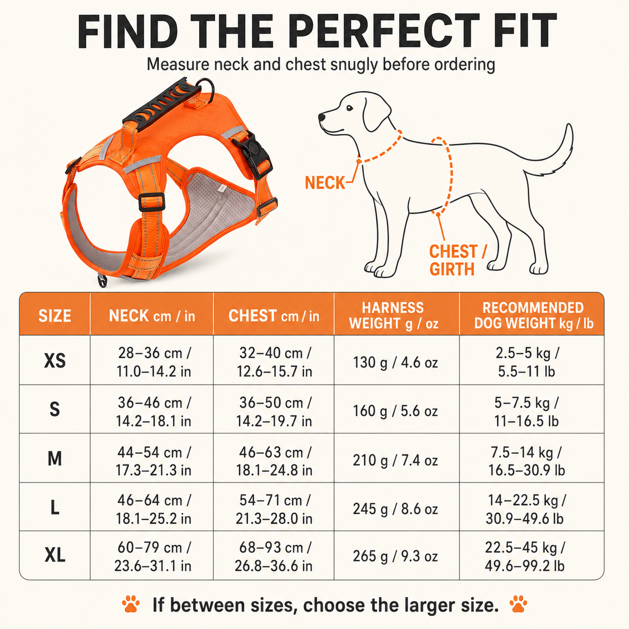Padded Dog Harness with Dual Leash Attachment Points — thumbnail 7