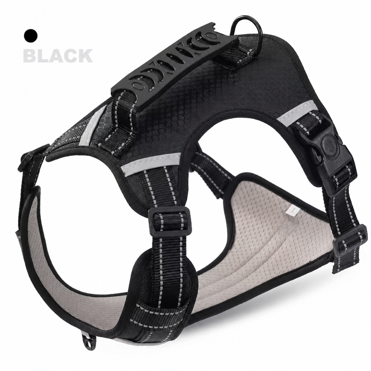 Padded Dog Harness with Dual Leash Attachment Points — thumbnail 8