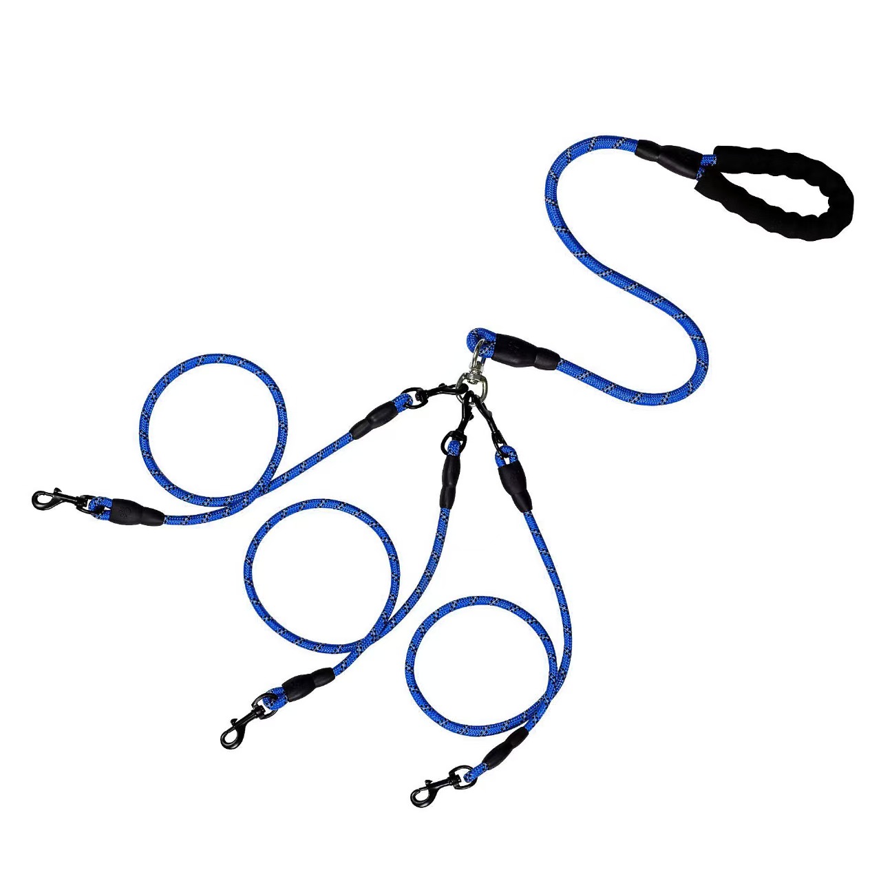 Reflective Multi-Dog Leash with Cushioned Handle — thumbnail 17