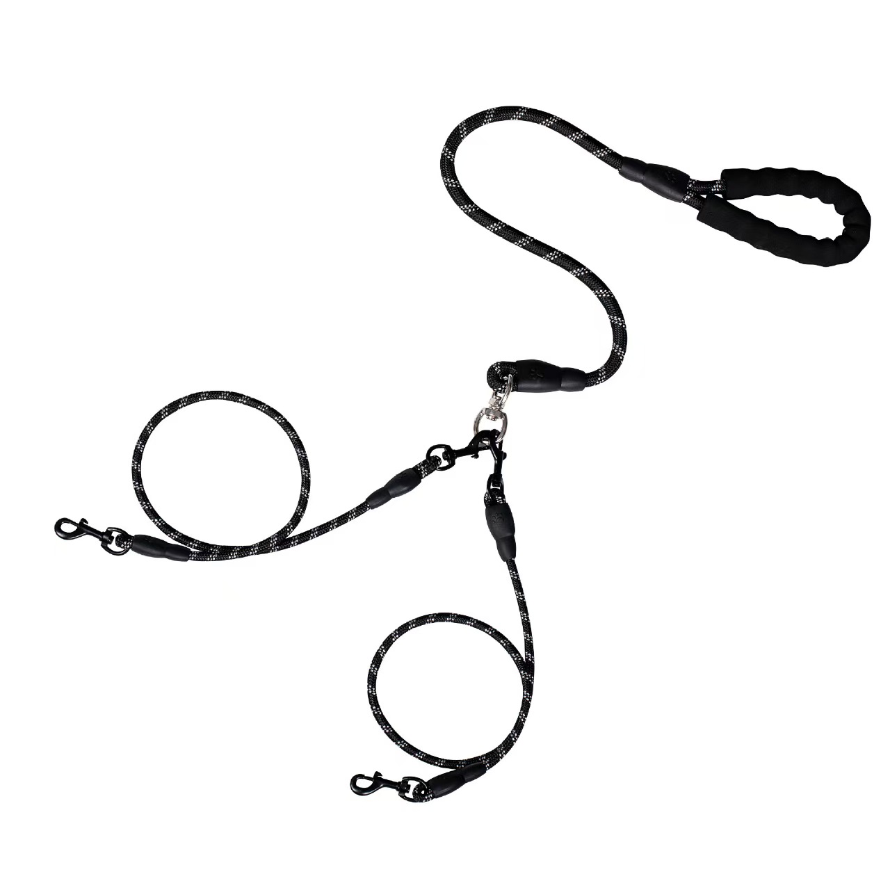 Reflective Multi-Dog Leash with Cushioned Handle — thumbnail 20