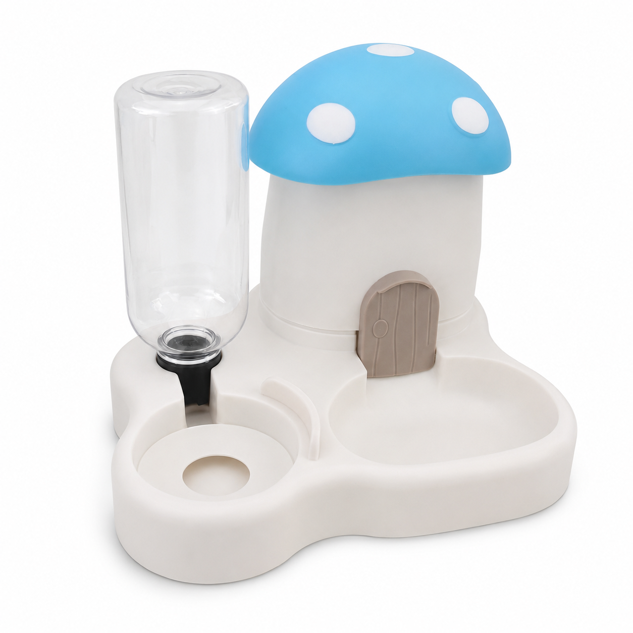 Mushroom-Shaped Gravity Pet Feeder and Water Dispenser — thumbnail 5