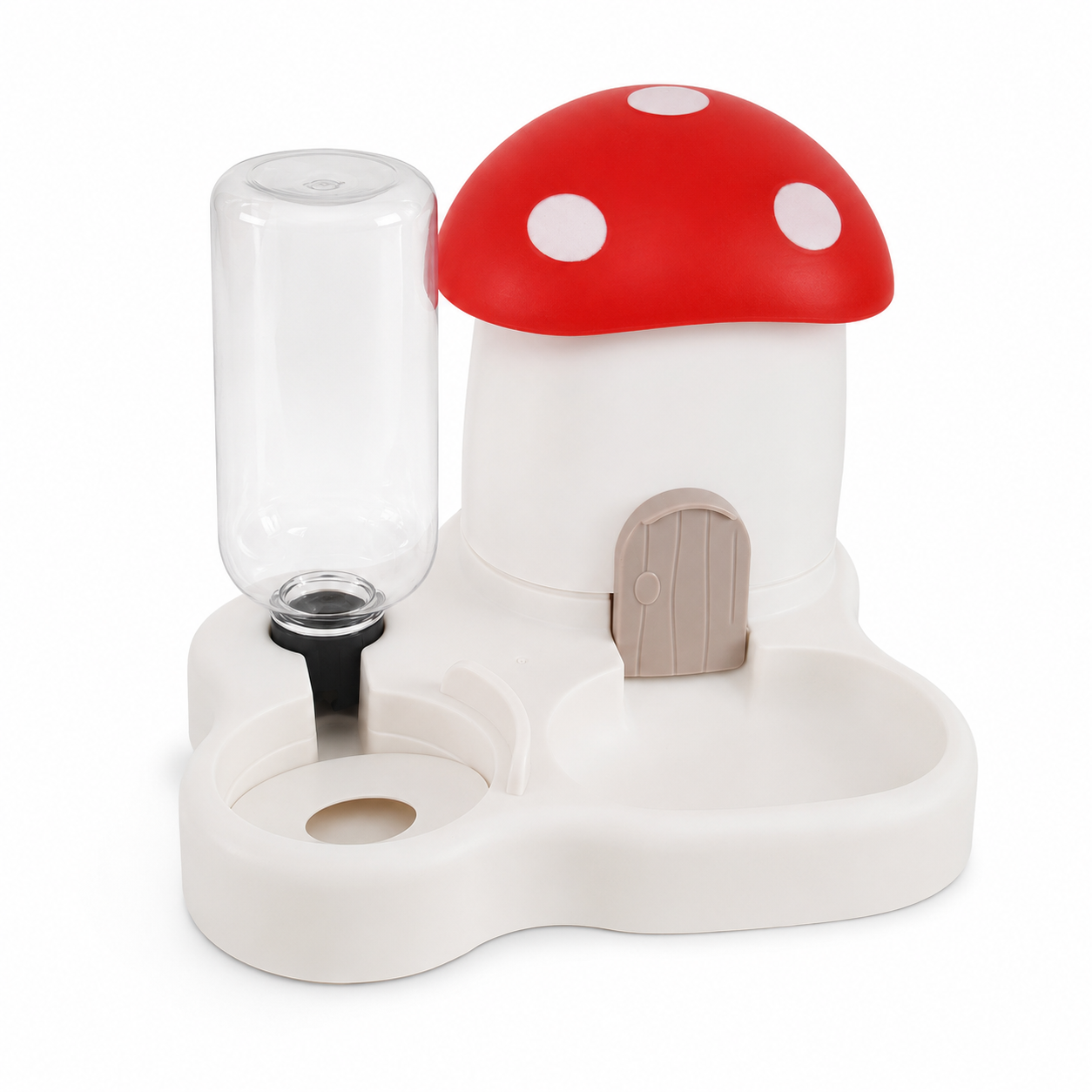 Mushroom-Shaped Gravity Pet Feeder and Water Dispenser — thumbnail 8